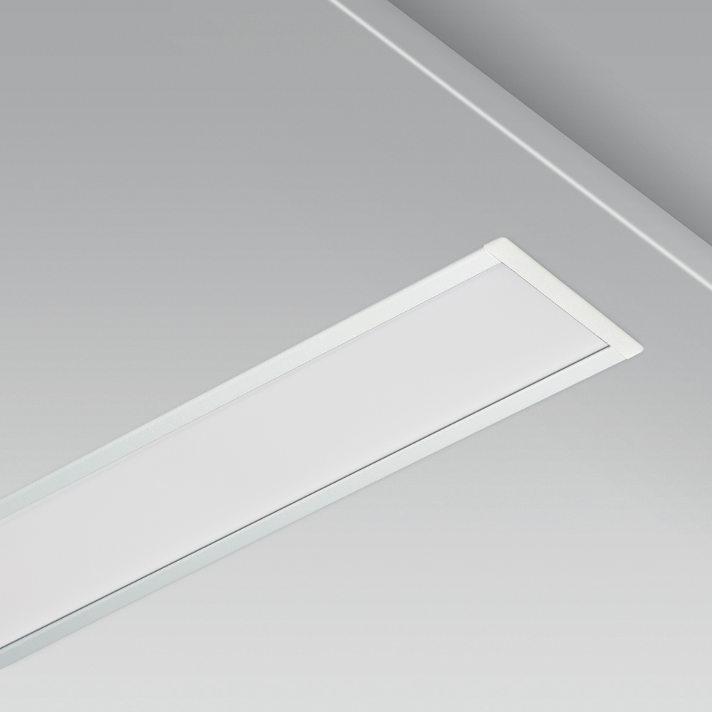 Incasso a soffitto lineare dal design minimalista per l'illuminazione di interni