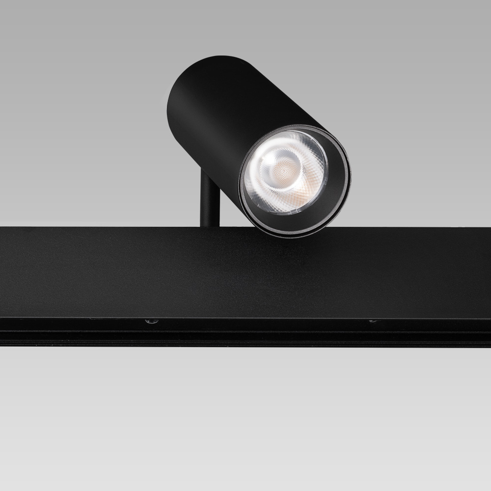 Stromschienen 48V - DALI  DECK spotlight for 48V electrified track, ideal for interior accent lighting.
